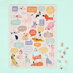 If Dogs Could Talk 500 piece jigsaw puzzle, view 2