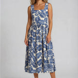 TROPICAL PRINTED DRESS