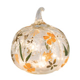 Small Gather LED Glass Pumpkin