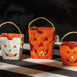 Med Ceramic Treat Bag Lantern