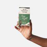 Cozy Night organic chamomile mint tea box, Big Heart Tea Co.