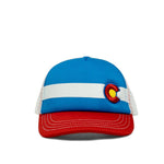 Toddler Blue Nugget Colorado Flag Trucker Hat - view 4