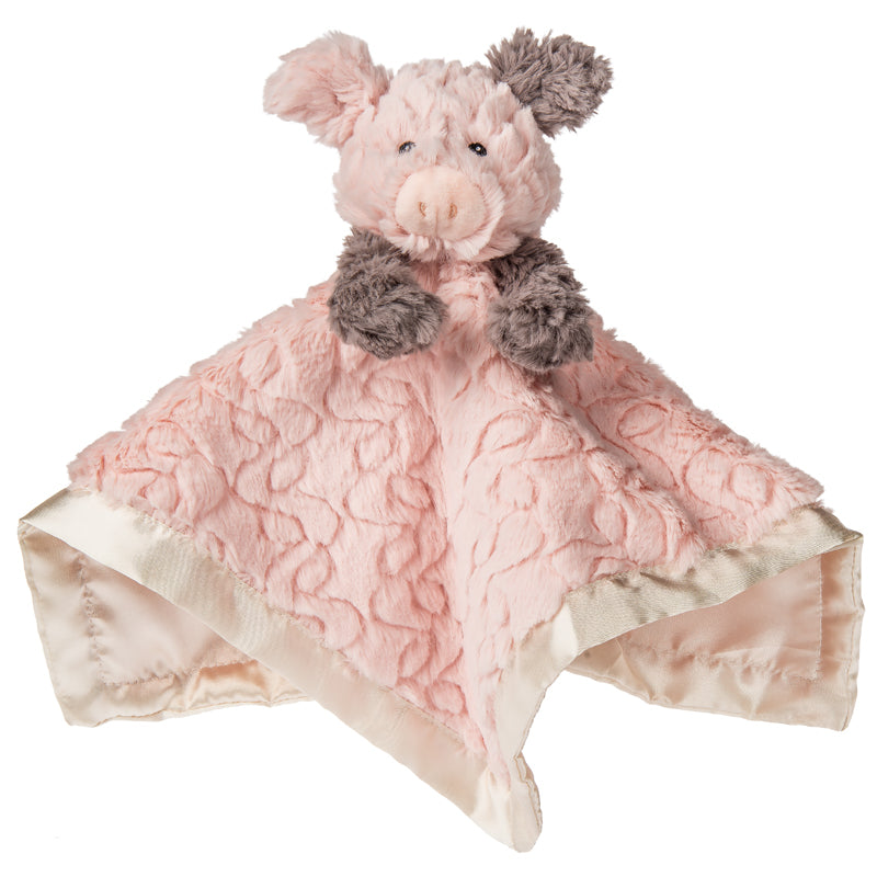 Satin Trimmed Putty Nursery Blanket