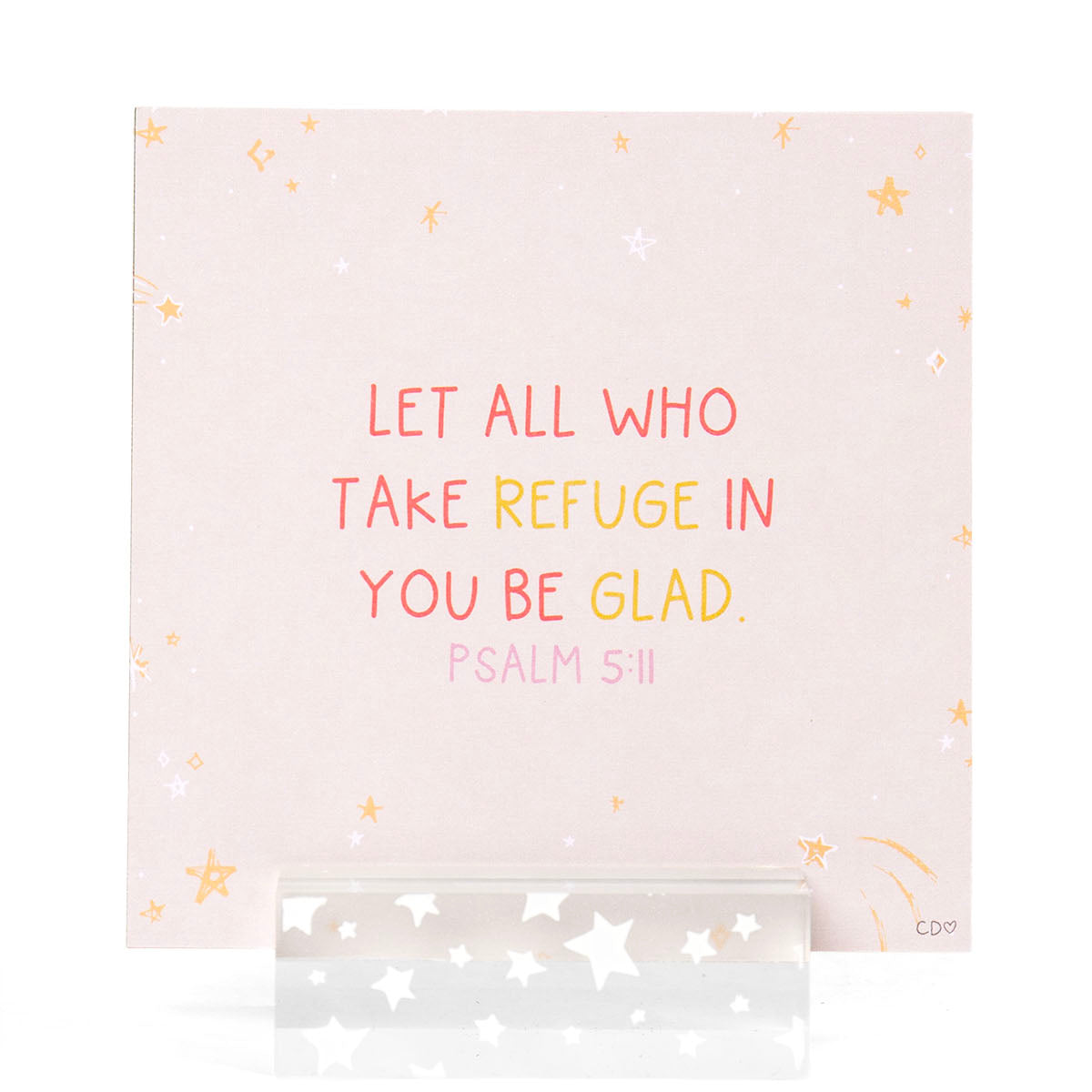 Verses for Joy Bible verse card set with display stand - view 2