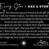 You + Shine: Warrior Handmade Stained Glass Star