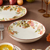 Autumn Meadows Fall Ceramic Serving Bowl, 13"