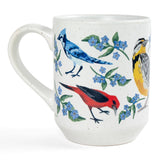 Feathered Friends birds speckled ceramic mug, view 3 of 6