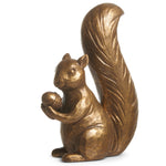 6.75" Antique Gold Squirrel with Acorn — RAZ Imports item 4612164