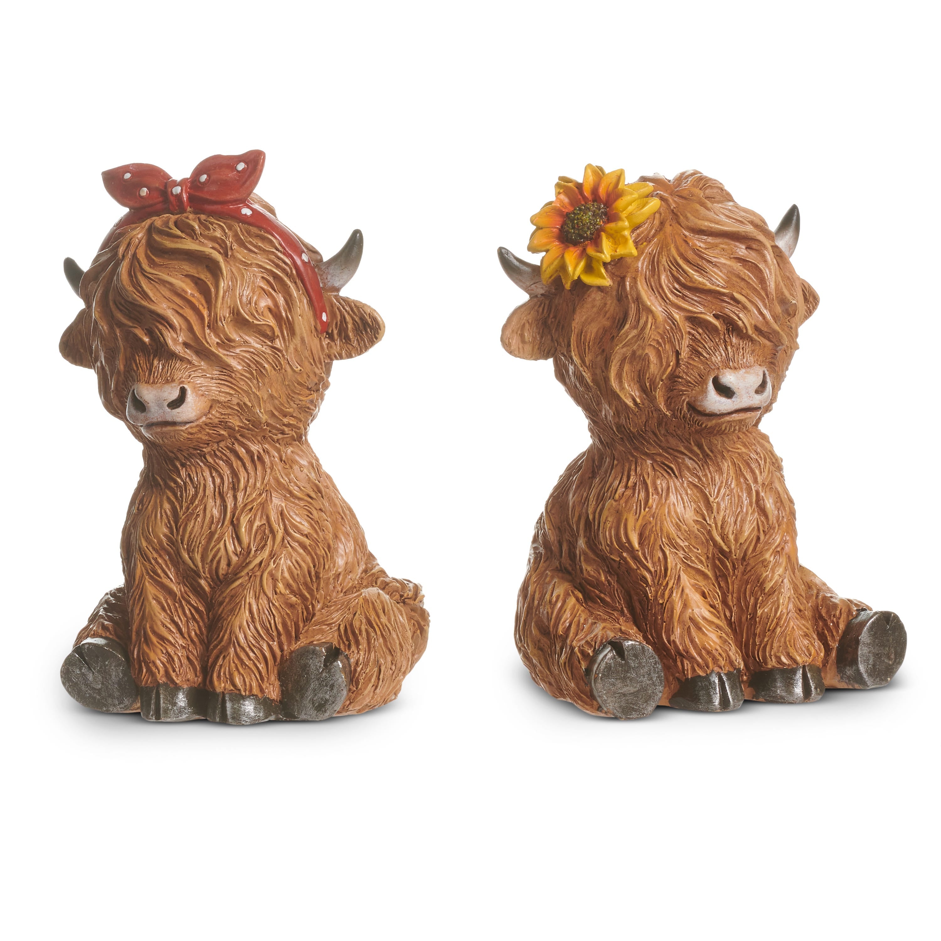 4.5" Country Highland Cow — RAZ Imports item 4612232
