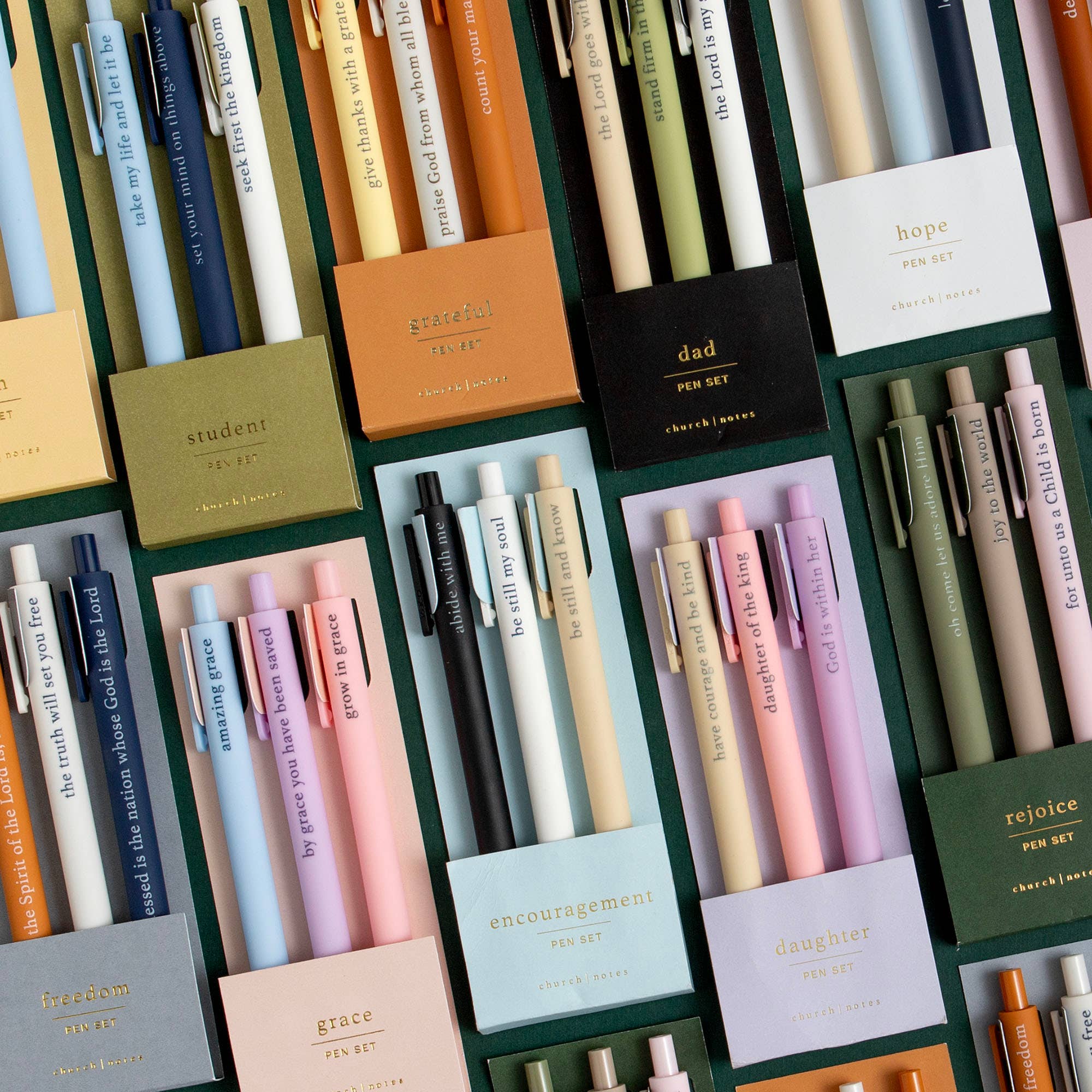 Rejoice Christmas pen set, a faith-filled stocking stuffer