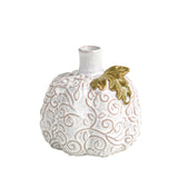 Small Pressed Lace Pumpkin Bud Vase