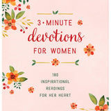 3-Minute Devotions for Women Large Print