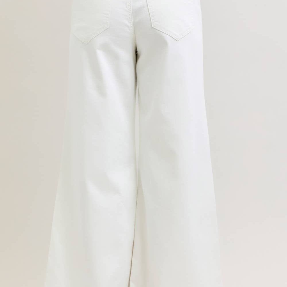 Featherweight Palazzo Rose Gold Trim W/ Elastic WB