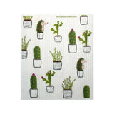 Swedish Dishcloth Cactus Collage