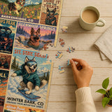 Howl If You Love Colorado (Dogs) - 500 Piece Jigsaw Puzzle