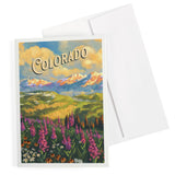 Colorado Oil Painting Greeting Card