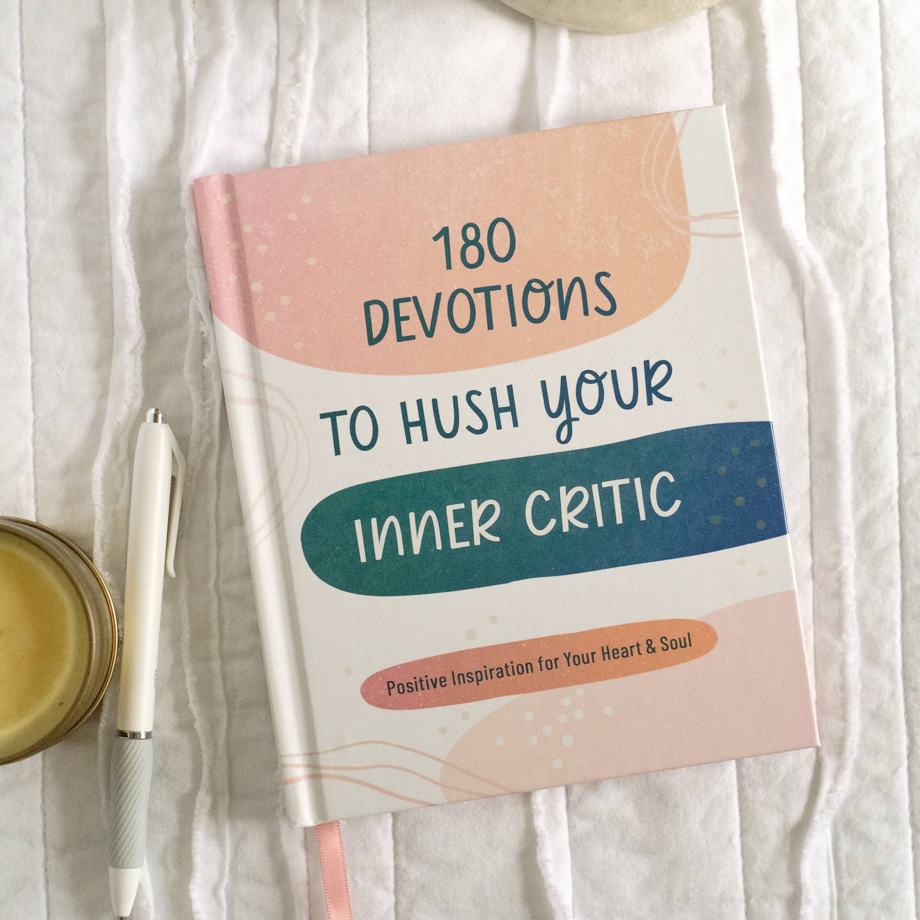 180 Devotions to Hush Your Inner Critic, Barbour Publishing book cover