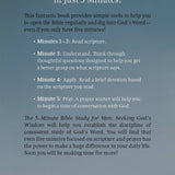 The 5-Minute Bible Study for Men: Seeking God's Wisdom