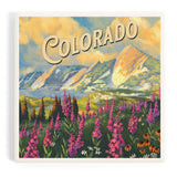 Colorado Flatirons Ceramic Coaster