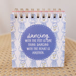 52 Weeks of Encouragement for Dancers desk flip calendar - view 4