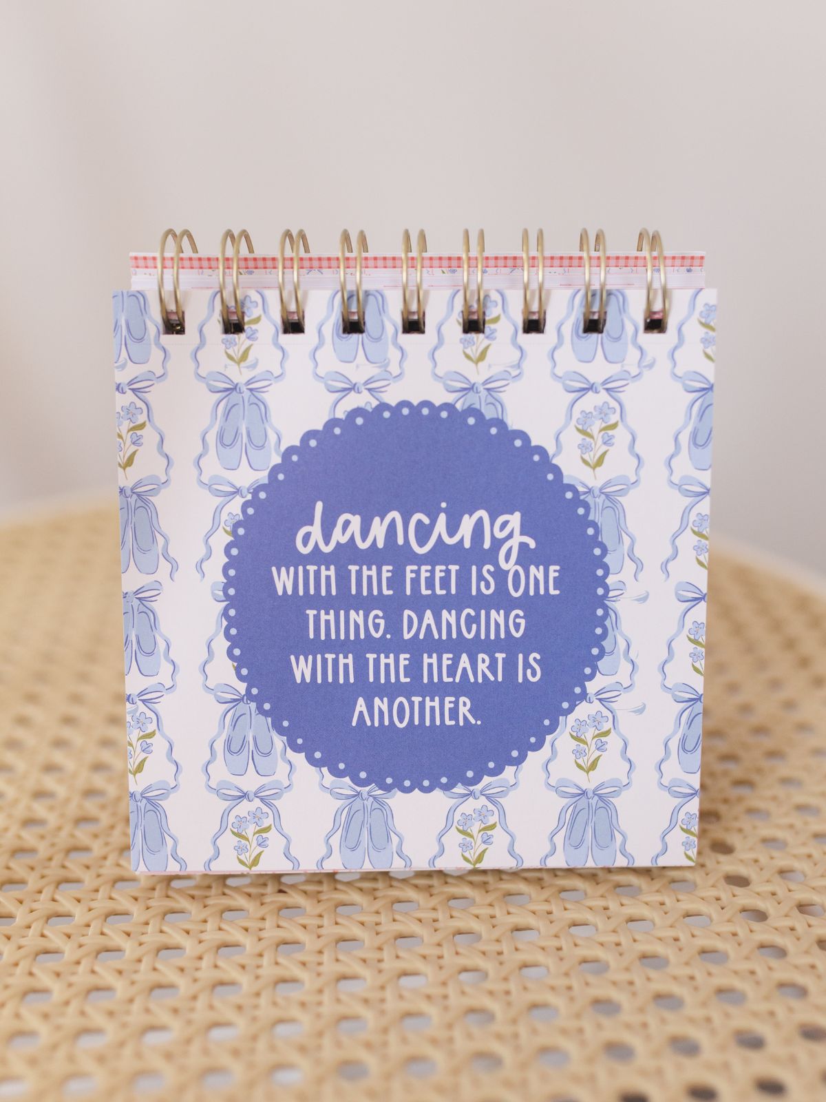 52 Weeks of Encouragement for Dancers desk flip calendar - view 4