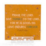 Verses for Gratitude Bible verse card set with display stand - view 3