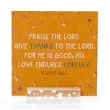 Verses for Gratitude Bible verse card set with display stand - view 3