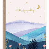 Mountain Landscape Sympathy Card