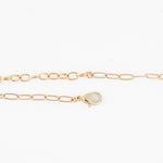 Irregular bead necklace - clasp detail