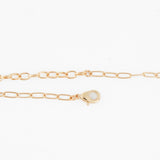 Irregular bead necklace - clasp detail