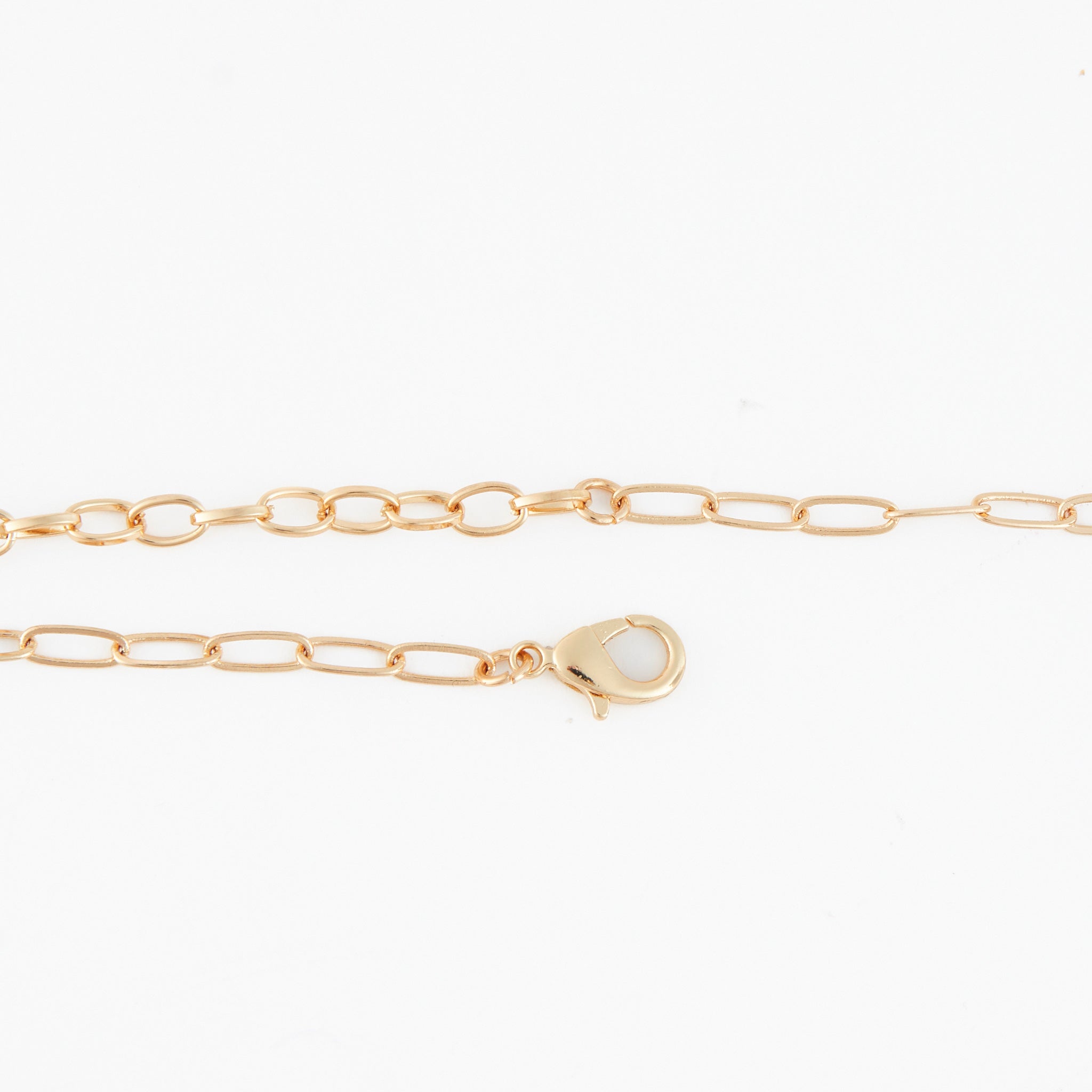 Irregular bead necklace - clasp detail
