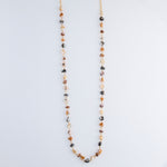 Lucie beaded long necklace - worn