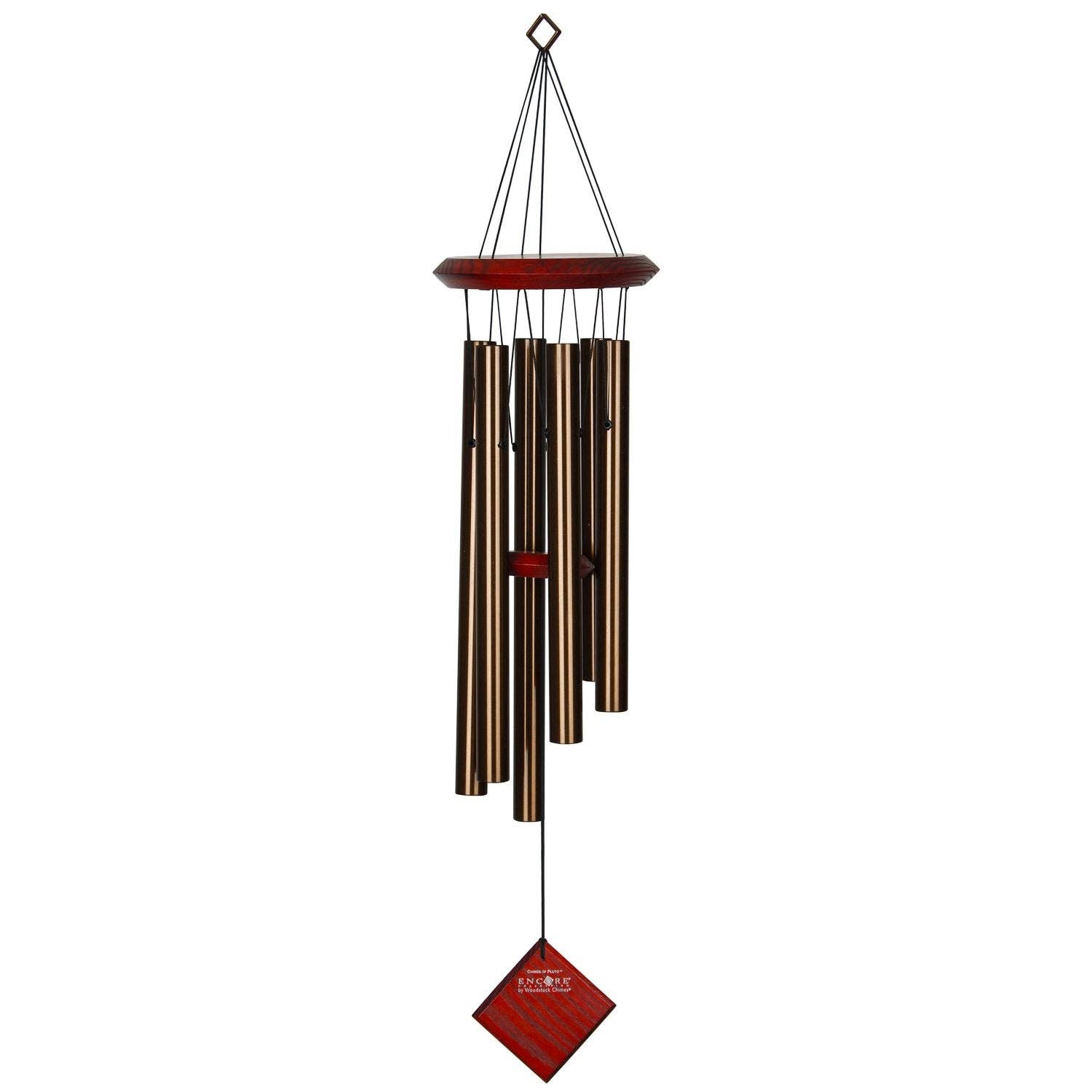 Bronze Chimes of Pluto wind chime, detail