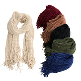 Charli chenille fringe scarf in assorted colors