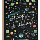 Outer Space Birthday Card