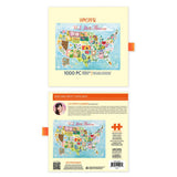 U.S. State Flowers 1000 piece jigsaw puzzle, view 4