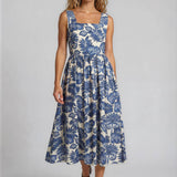 TROPICAL PRINTED DRESS