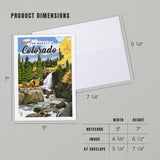 Colorado Waterfall Greeting Card