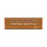 Dark Chocolate Candy Bar - Natural Toffee Brittle - 2.25oz