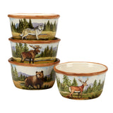 Mountain Summit Fall Ice Cream Bowl, 5.25" x 3" (Assorted)