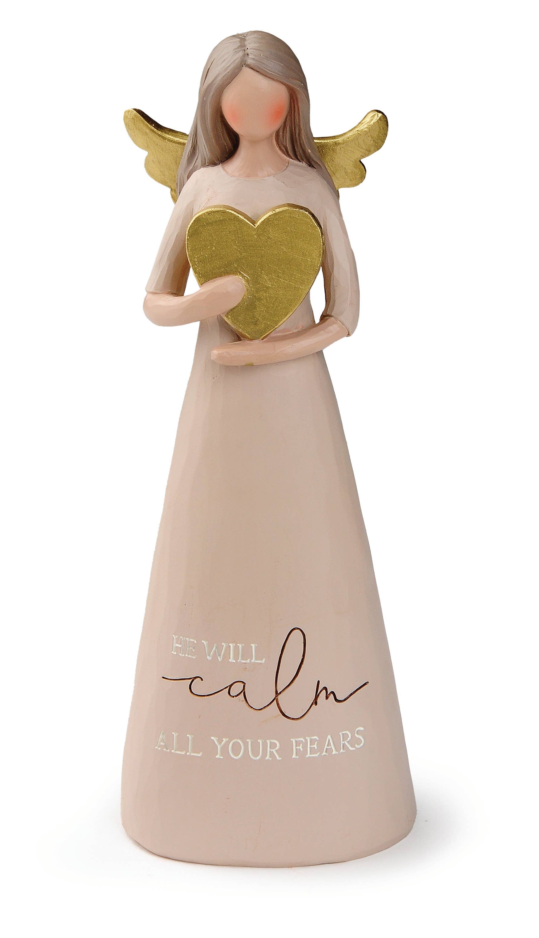 Calm All Your Fears 8 inch angel figurine