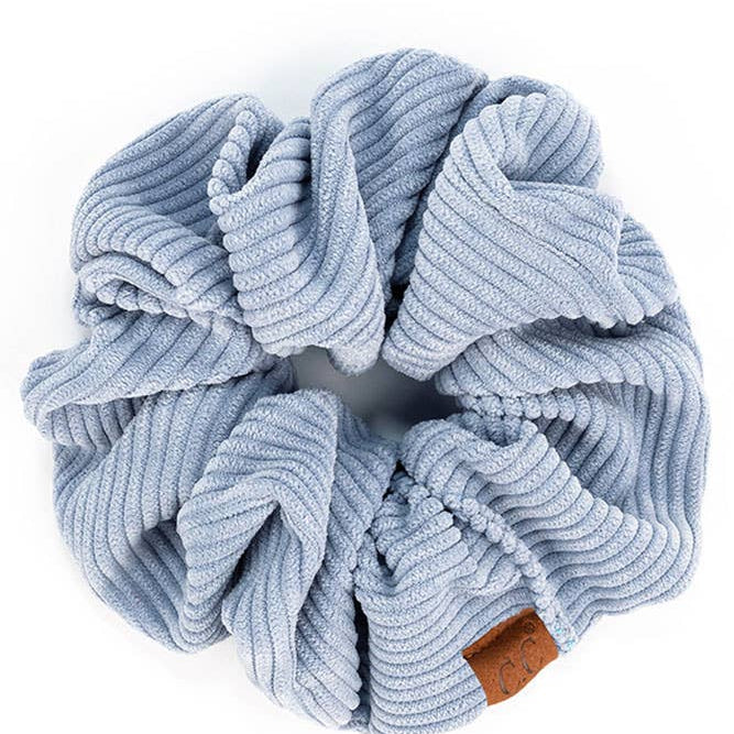 C.C Corduroy Solid Color Soft Scrunchies
