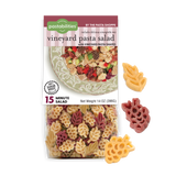 Pastabilities Vineyard Pasta Salad bag with grape cluster and leaf-shaped pasta