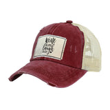 Wine a Little, Laugh a Lot Vintage Distressed Trucker Hat