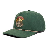 Mountain C Rope Hat in Forest Green