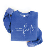 Keep the Faith Graphic Fleece Pullover Sweatshirt