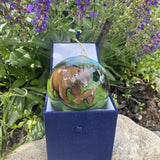 Bear & Wildlife Hand Painted Glass Ornament