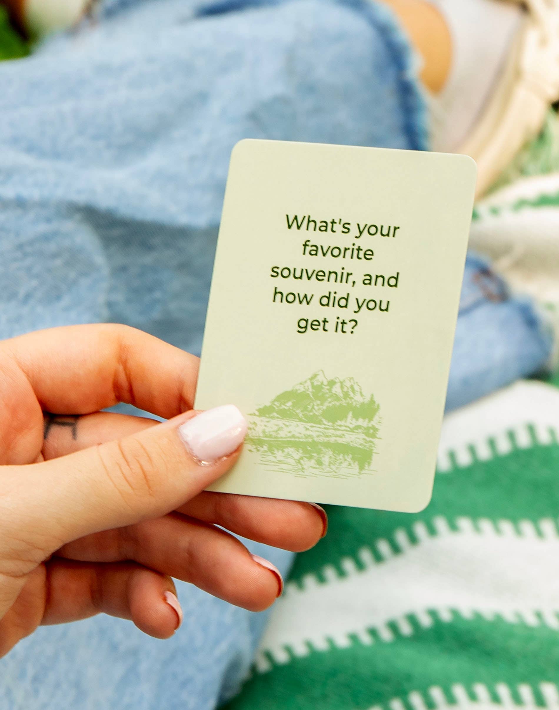 Campfire conversation cards in printed tin, view 7 of 8