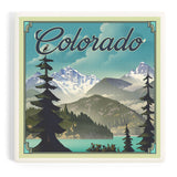 Colorado Lithograph Ceramic Coaster