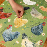 Chicken Meadows 1,000 piece chicken jigsaw puzzle, view 7 of 8